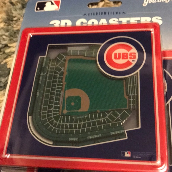 Chicago Cubs coaster set - Picture 3 of 3